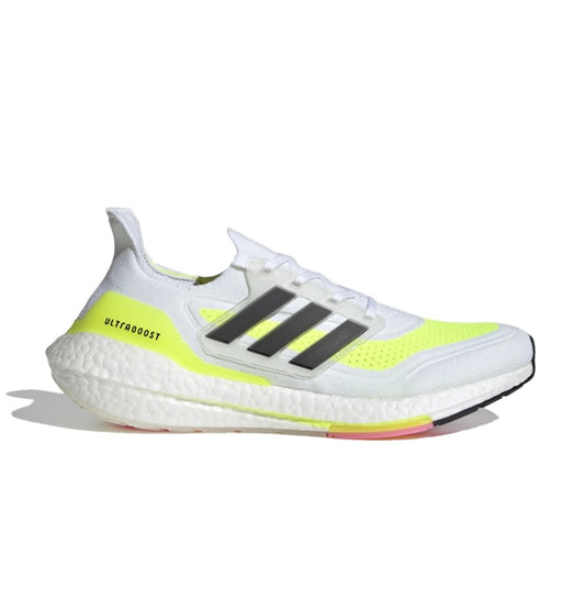 Adidas Ultraboost 21 - ‘White/Solar Yellow’